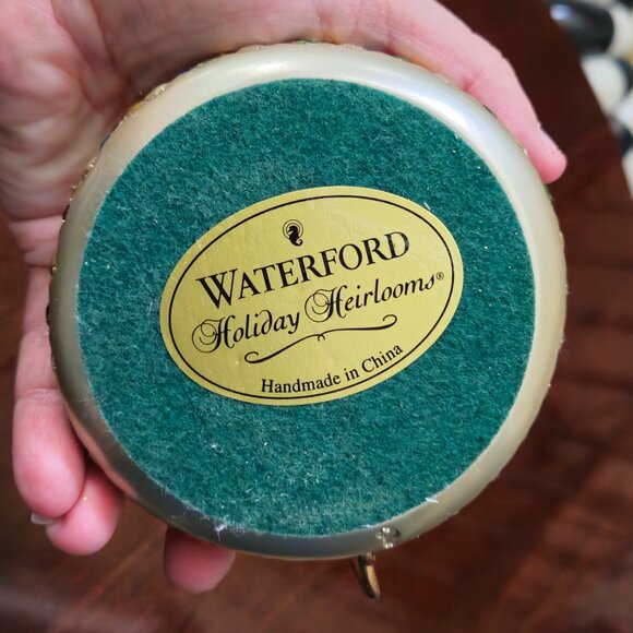WATERFORD HOLIDAY HEIRLOOMS GLENMEADE ORNAMENT HOLDER STAND STAND HANGER DISPLAY - Picture 8 of 8